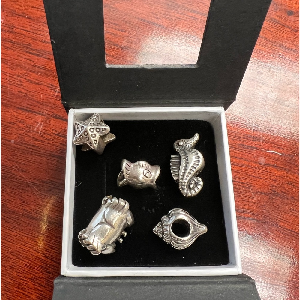 Trollbeads style Italian sterling silver beads SOLD